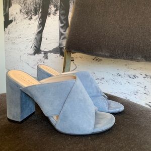 Cole Haan Gabby Sandal in Cornwall Blue Suede